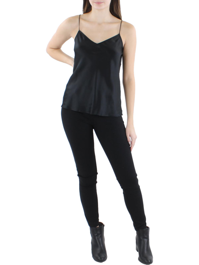 Paige Noelia Silk Vest Top In Black