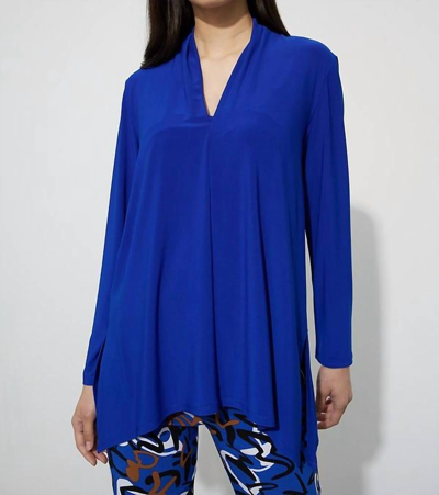 Joseph Ribkoff V-neck Tunic In Royal Sapphire In Blue