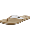 Reef Cushion Sands Womens Slip On Casual Flip-flops In Grey