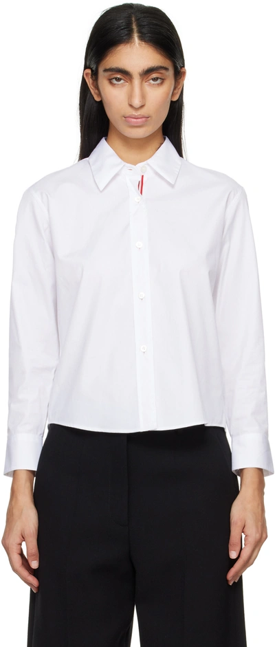 Dries Van Noten White Clavini Shirt In 100 White