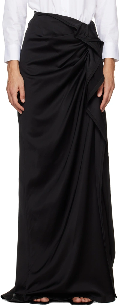 Dries Van Noten Black Sinas Maxi Skirt