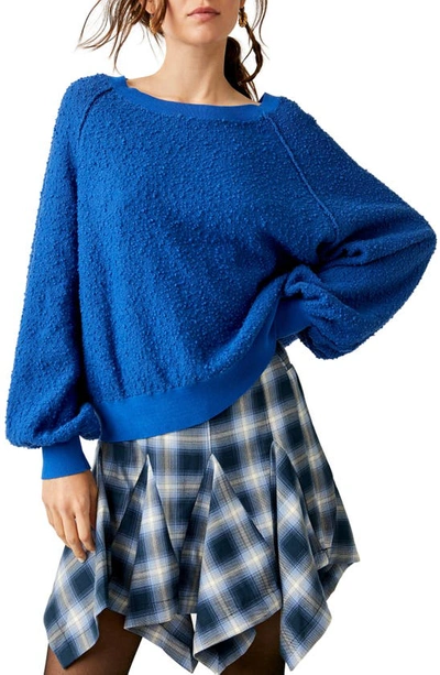 Free People Found My Friend Pullover In Blue