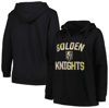 PROFILE PROFILE BLACK VEGAS GOLDEN KNIGHTS PLUS SIZE ARCH OVER LOGO PULLOVER HOODIE