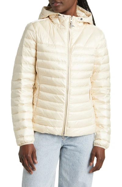 Parajumpers Miroku Water Repellent Quilted 750 Fill Power Down Puffer Jacket In Moonbeam