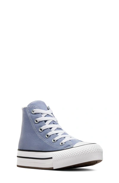 Converse Kids' Chuck Taylor® All Star® Eva Lift High Top Trainer In Thunder Daze/ White/ Back