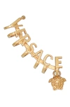 Versace Medusa Logo Ear Cuff In Gold