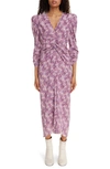 Isabel Marant Albini Dress In Mauve
