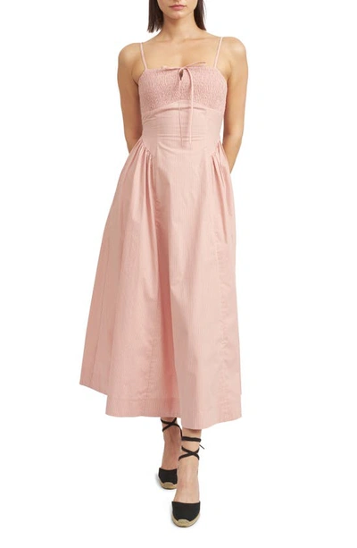 En Saison Eleanor Midi Dress In Blush Pink