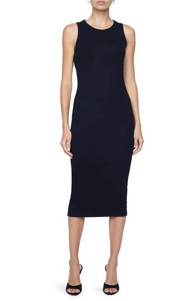 L Agence Synthetic Fibers Midi Dress In Black