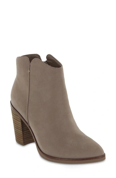 Mia Erik Womens Leather Casual Ankle Boots In Grey