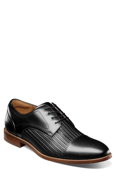 Florsheim Rucci Cap Toe Derby In Black