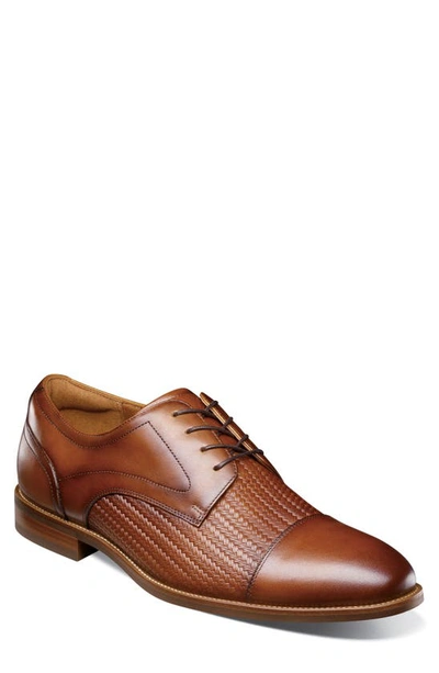 Florsheim Rucci Cap Toe Derby In Cognac