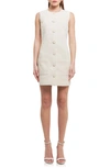 Endless Rose Women's Tweed Sleeveless Shift Dress In Ivory