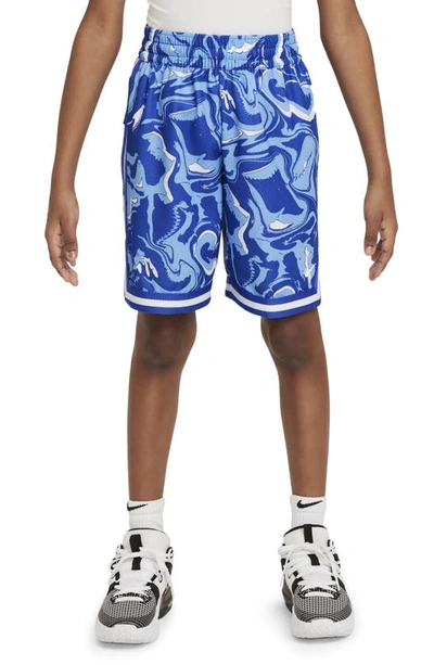 Nike Dri-fit Dna Big Kids' (boys') Basketball Shorts In Blue