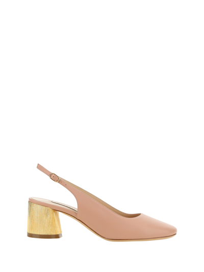 Casadei Cleo Emily Pumps In Minor+opera Or Rose