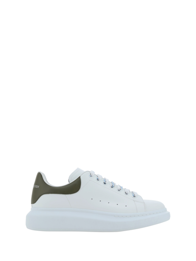 Alexander Mcqueen Sneakers In White/khaki