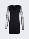 GIVENCHY 4G SHEER PANEL MINI DRESS