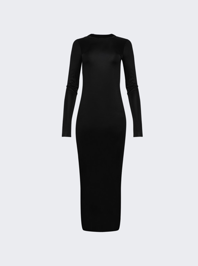 Khaite Bayra Midi Dress In Black