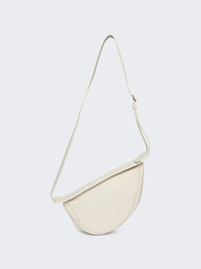 The Row Small Slouchy Banana Bag In Ivory