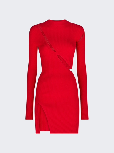 Attico Mini Dress In Red
