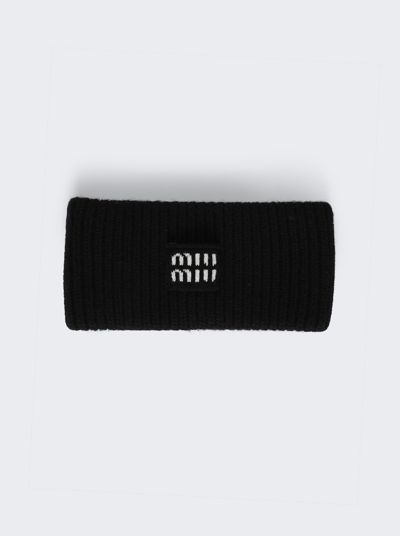 Miu Miu Beanie Hat In Black