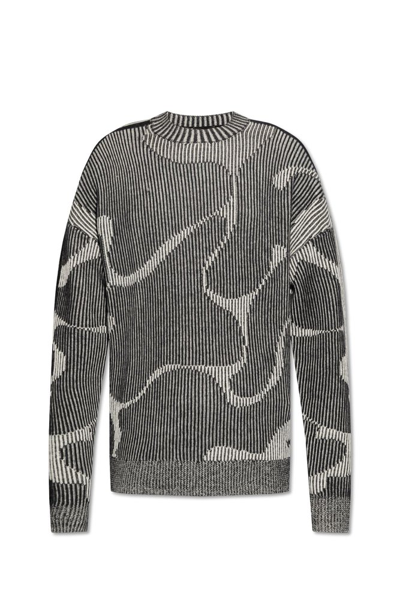 Emporio Armani Wool Sweater In Grey