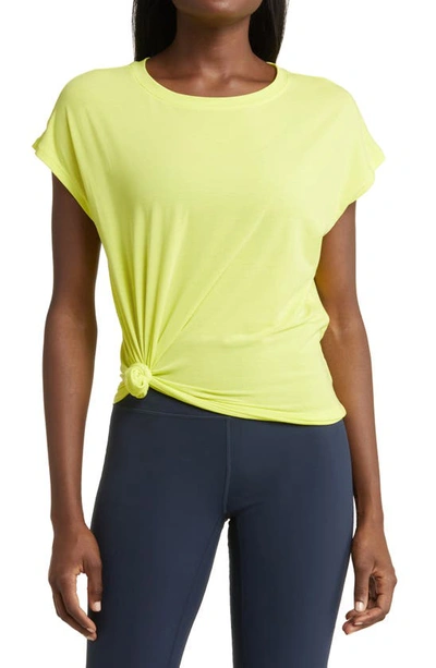 Zella Hana Studio T-shirt In Green Blaze