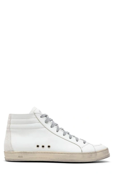P448 Skate High Top Sneaker In Whi/ Whi