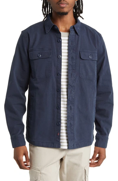 FAHERTY CPO COTTON SHIRT JACKET
