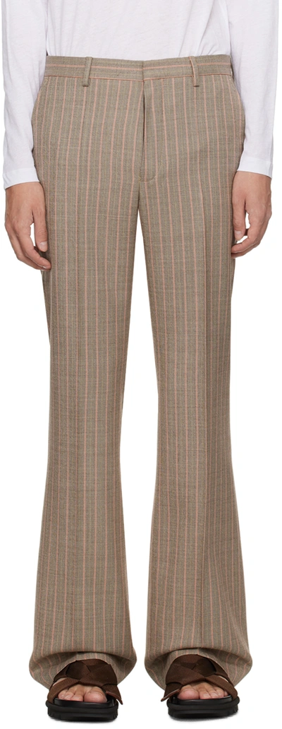 Dries Van Noten Brown Slim-fit Trousers In 703 Brown
