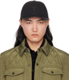 Tom Ford Man Black Cotton Baseball Cap In Black