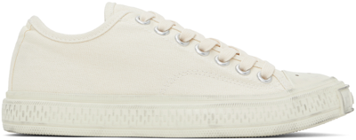 Acne Studios Off-white Low Top Sneakers In Off White