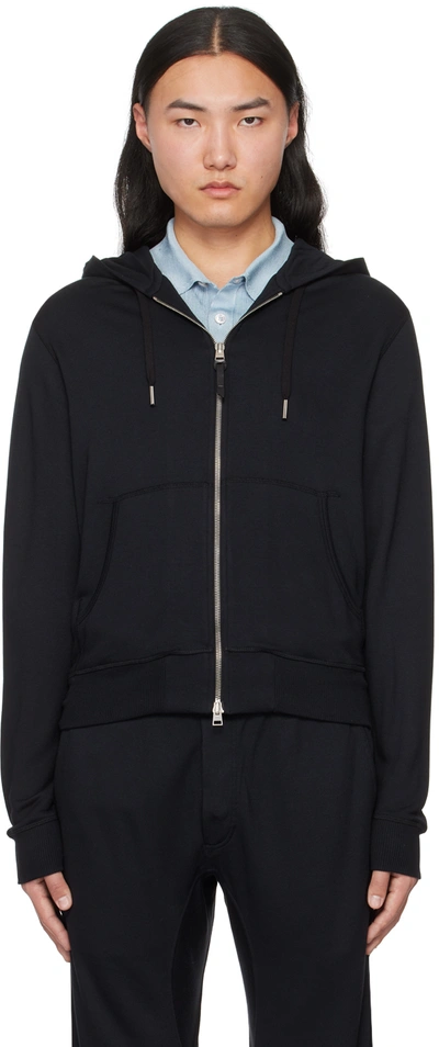 Tom Ford Black Lightweight Lounge Hoodie