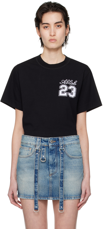 Off-white Black Cropped T-shirt