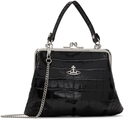 Vivienne Westwood Black Granny Frame Bag