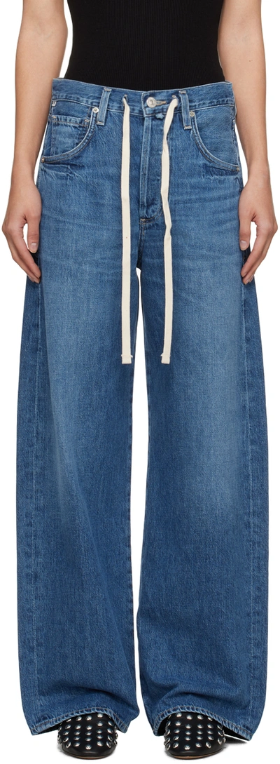Citizen Of Humanity Blue Brynn Jeans In Atlantis (md Indigo)