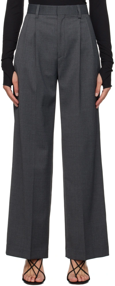 Filippa K Darcey Wide-leg Trousers In Grey