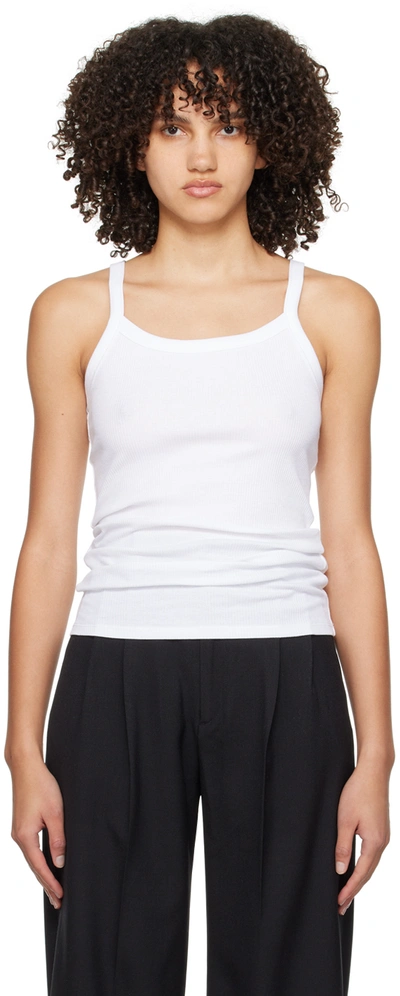 Filippa K White Organic Cotton Tank Top