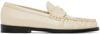 STAUD OFF-WHITE LOULOU LOAFERS