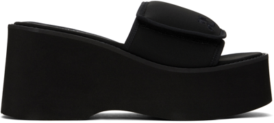 Courrèges Scuba Wave Slip-on In Black