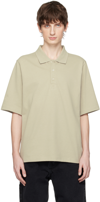 FILIPPA K TAUPE BOXY POLO