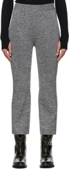 GANNI GRAY CROPPED TROUSERS