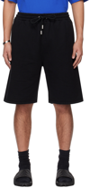 OFF-WHITE BLACK CORNELY DIAGS SHORTS