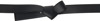 Acne Studios Knot-detail Leather Belt In 900 Black