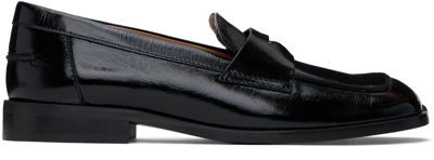 Hugo Boss Black Aysha Loafers In 1 Black