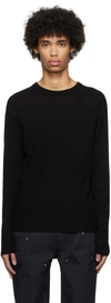 Berner Kuhl Black Base Long Sleeve T-shirt In 009 Black