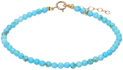 Jia Jia Blue December Birthstone Turquoise Bracelet In 14k Yellow Gold