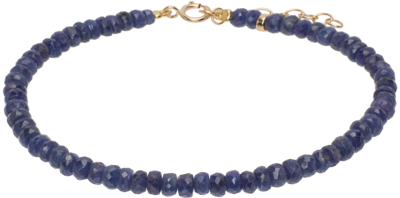 Jia Jia Blue September Birthstone Sapphire Bracelet In 14k Yellow Gold