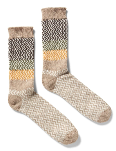 Faherty Ombre Donegal Sock In Desert Trail Ombre