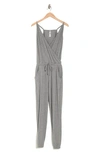 GO COUTURE GO COUTURE SLEEVELESS DRAWSTRING WAIST JUMPSUIT